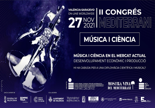 I Congrés Mediterrani: música i ciència. València- Sarajevo on line worldwide
